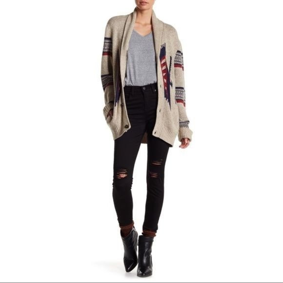 Black Cropped Distressed Jeans Womens 30 Ripped Y2K Destroyed Gothic GENETIC USA - Picture 3 of 13